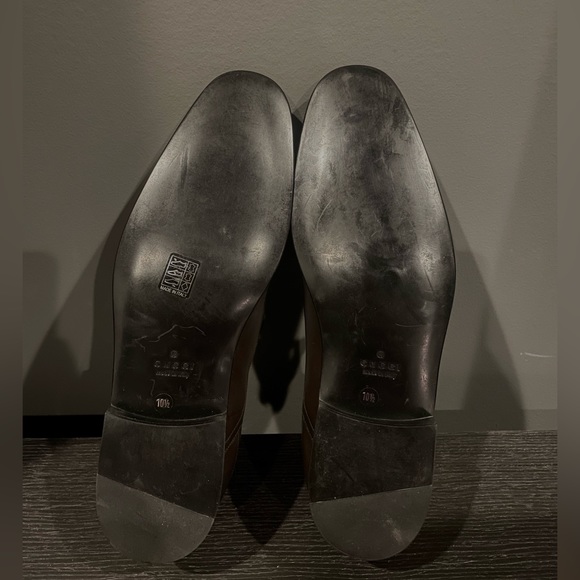 GUCCI VINTAGE Brown Horse Bit Leather Loafers SIZE 10 1/2 (NEVER WORN) - Picture 10 of 10